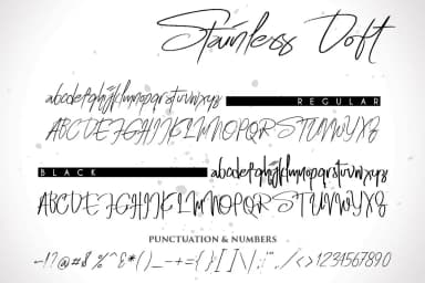 Stainless Doft Font by beeart009 — Script Handwritten Font — thumbnail 7