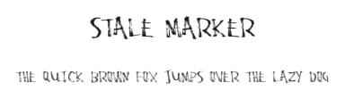 Stale Marker by Xerographer Fonts — Script Handwritten Font — thumbnail 1
