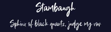 Stambaugh by Nico Muslib — Script Handwritten Font — thumbnail 2