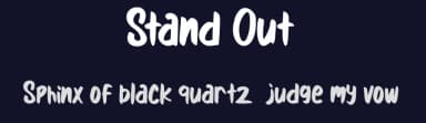 Stand Out by Vunira Design — Script Handwritten Font — thumbnail 2