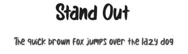 Stand Out by Vunira Design — Script Handwritten Font — thumbnail 1
