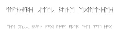 Standard Celtic Rune Extended by Hale Hill — Dingbats Font — thumbnail 1