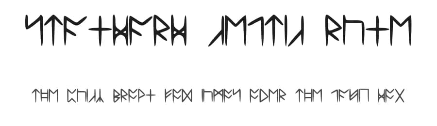 Standard Celtic Rune by Hale Hill — Dingbats Font