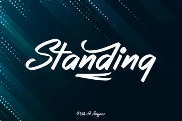 Standing Font by Kelik — Script Handwritten Font