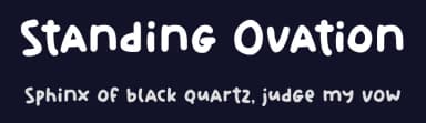 Standing Ovation by olivetype — Script Handwritten Font — thumbnail 2