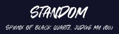 Standom by Khurasan — Script Handwritten Font — thumbnail 2