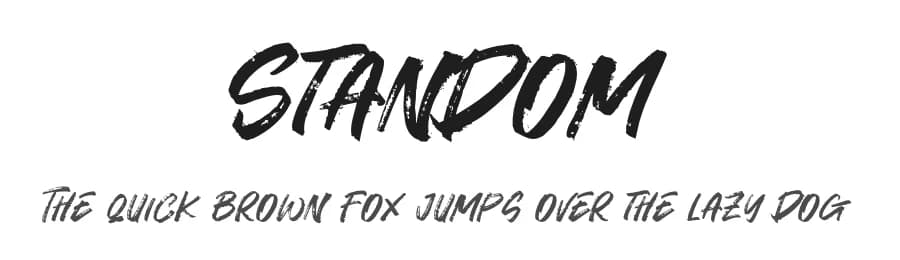 Standom by Khurasan — Script Handwritten Font