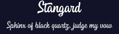 Stangard by Iqbal Habibi — Script Handwritten Font — thumbnail 2