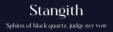 Stangith by Moka Type Studio — Serif Font — thumbnail 2