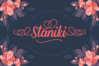 Staniki Font by Dani (7NTypes) — Script Handwritten Font — thumbnail 1