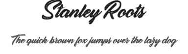 Stanley Roots by Billy Argel Fonts ® — Script Handwritten Font — thumbnail 1