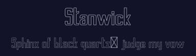 Stanwick by Edric Studio — Sans Serif Font — thumbnail 2