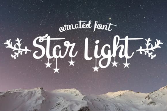 Star Light Font by Lickable Pixels — Script Handwritten Font