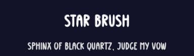 Star Brush by Scratchones — Script Handwritten Font — thumbnail 2