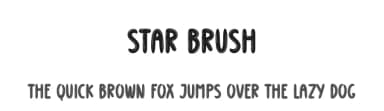 Star Brush by Scratchones — Script Handwritten Font — thumbnail 1