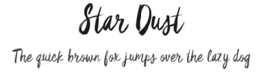 Star Dust by BLKBK Fonts — Script Handwritten Font — thumbnail 1