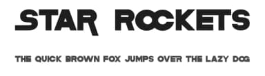 Star Rockets by NihStudio — Sans Serif Font — thumbnail 1