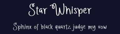 Star Whisper by Allouse Studio — Script Handwritten Font — thumbnail 2