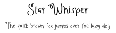 Star Whisper by Allouse Studio — Script Handwritten Font — thumbnail 1