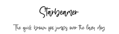 Starbeamer by Balpirick Studio — Script Handwritten Font — thumbnail 1