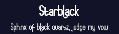 Starblack by NeutroneLabs — Sans Serif Font — thumbnail 2