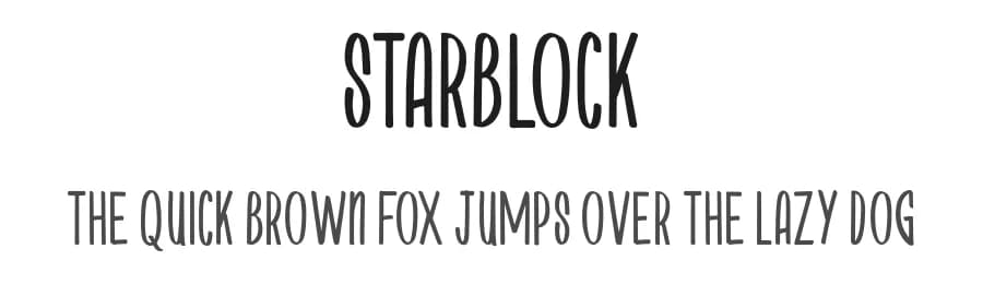 Starblock by Letterhend Studio — Script Handwritten Font