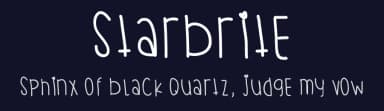 Starbrite by Des Gomez — Script Handwritten Font — thumbnail 2