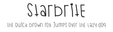 Starbrite by Des Gomez — Script Handwritten Font — thumbnail 1