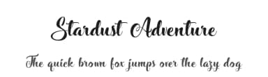 Stardust Adventure by Octotype  | Thomas Boucherie — Script Handwritten Font — thumbnail 1