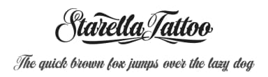 Starella Tattoo by Måns Grebäck — Script Handwritten Font — thumbnail 1