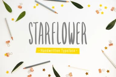 Starflower Font by Shattered Notion — Script Handwritten Font — thumbnail 1