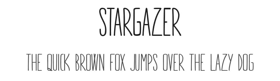 Stargazer by Herofonts — Script Handwritten Font