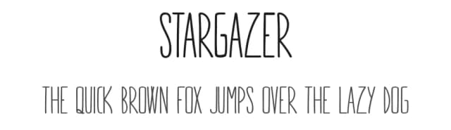 Stargazer by Herofonts — Script Handwritten Font