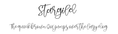 Stargild by Muhammad Akbar — Script Handwritten Font — thumbnail 1