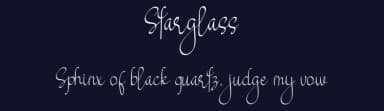 Starglass by Airotype — Script Handwritten Font — thumbnail 2