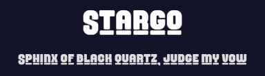 Stargo by Blankids — Sans Serif Font — thumbnail 2