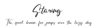 Staring by Inermedia Studio — Script Handwritten Font — thumbnail 1