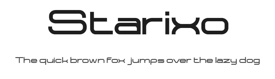 Starixo by Tezar Tantular — Sans Serif Font
