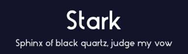 Stark by skomii — Sans Serif Font — thumbnail 2