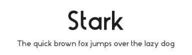 Stark by skomii — Sans Serif Font — thumbnail 1
