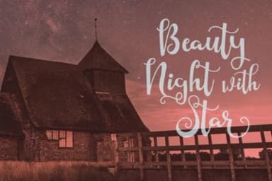 Starlight Font by josgandos — Script Handwritten Font — thumbnail 8