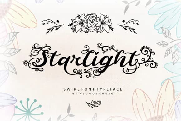 Starlight Font by AllmoStudio by AllmoStudio — Script Handwritten Font