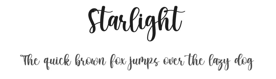 Starlight by Inermedia Studio — Script Handwritten Font