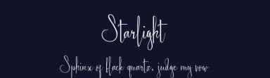 Starlight by Desy Aghadhia — Script Handwritten Font — thumbnail 2