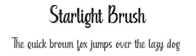 Starlight Brush by Aveni Letter Type — Script Handwritten Font — thumbnail 1
