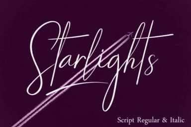 Starlights Font by aminmario — Script Handwritten Font — thumbnail 2