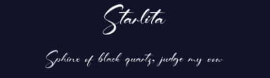Starlita by Ronny Studio — Script Handwritten Font — thumbnail 2