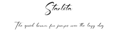 Starlita by Ronny Studio — Script Handwritten Font — thumbnail 1