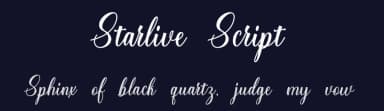 Starlive Script by Cooldesignlab — Script Handwritten Font — thumbnail 2