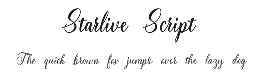 Starlive Script by Cooldesignlab — Script Handwritten Font